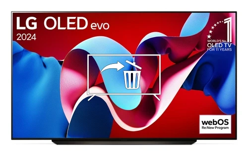 Uninstall apps on LG OLED83C49LA