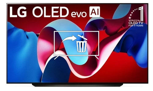 Désinstaller des applications sur LG OLED83C4PUA