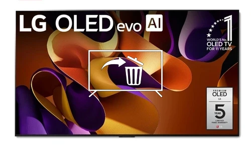 Uninstall apps on LG OLED83G4WUA