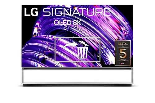 Desinstalar aplicaciones a LG OLED88Z2PUA