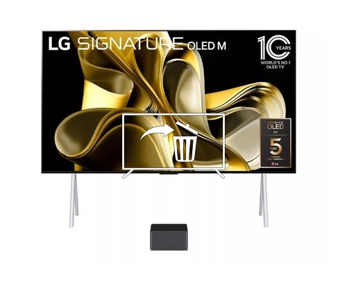 Desinstalar aplicaciones a LG OLED97M3PUA