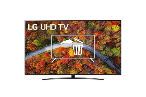 Desinstalar aplicaciones a LG TV 70UP81009 LA, 70" LED-TV, UHD