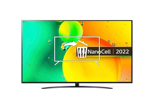 Désinstaller des applications sur LG TV NANO  75" 4K UHD SMART TV