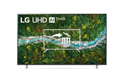 Desinstalar aplicaciones a LG UHD AI ThinQ