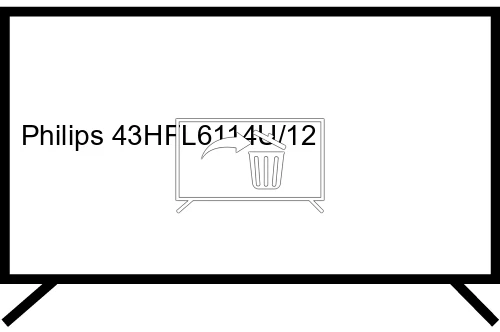 Desinstalar aplicaciones a Philips 43HFL6114U/12