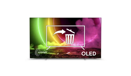 Uninstall apps on Philips 48OLED806/12