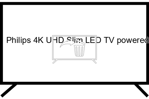 Desinstalar aplicaciones a Philips 4K UHD Slim LED TV powered by Android™ 50PUT6800/79