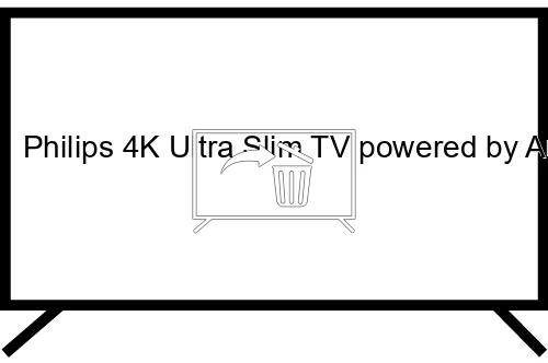 Désinstaller des applications sur Philips 4K Ultra Slim TV powered by Android TV™ 49PUS6501/12