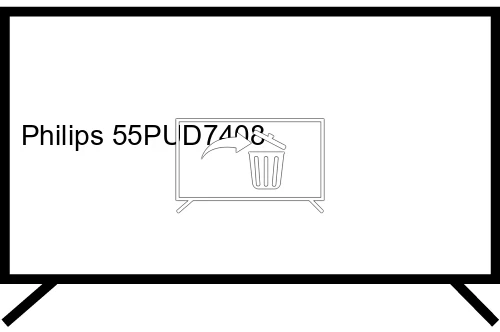 Desinstalar aplicaciones a Philips 55PUD7408