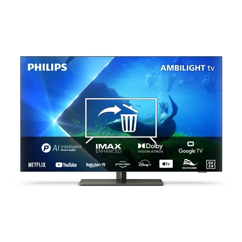 Desinstalar aplicaciones en Philips 65OLED808/12