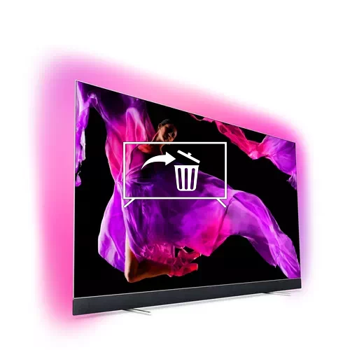 Uninstall apps on Philips OLED+ 4K TV sound by Bowers & Wilkins 65OLED903/12