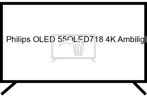 Desinstalar aplicaciones a Philips OLED 55OLED718 4K Ambilight TV