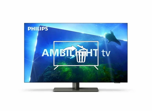 Uninstall apps on Philips TV Ambilight 4K