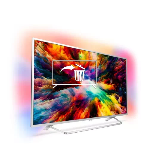 Désinstaller des applications sur Philips Ultra Slim 4K UHD LED Android TV 43PUS7383/12