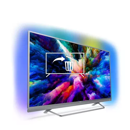 Desinstalar aplicaciones a Philips Ultra Slim 4K UHD LED Android TV 49PUS7503/12