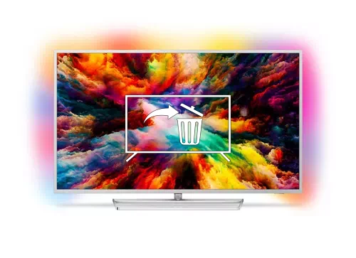 Desinstalar aplicaciones a Philips Ultra Slim 4K UHD LED Android TV 50PUS7363/12