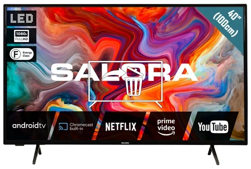 Uninstall apps on Salora SMART40TV