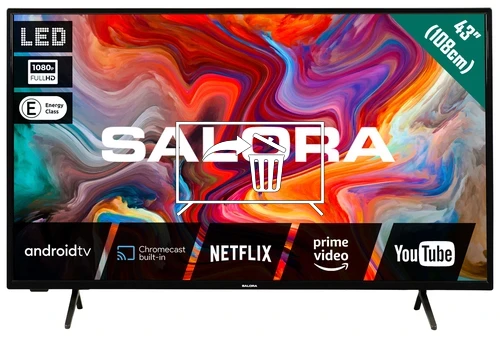 Uninstall apps on Salora SMART43TV