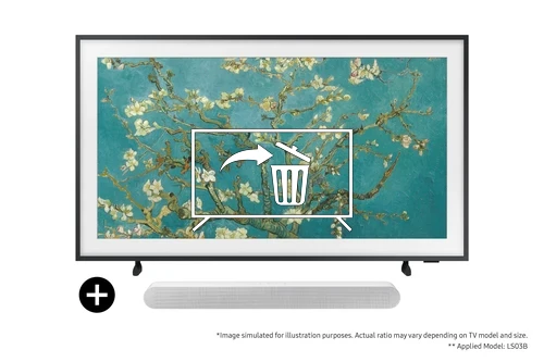 Uninstall apps on Samsung 2023 43” The Frame QLED 4K HDR Smart TV with S61B S-Series Lifestyle Soundbar