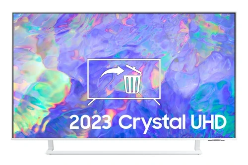 Désinstaller des applications sur Samsung 2023 50” CU8510 Crystal UHD 4K HDR Smart TV