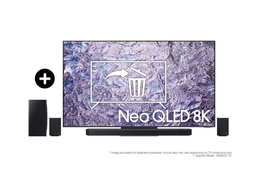 Uninstall apps on Samsung 2023 65” QN800C Neo QLED 8K HDR Smart TV with 2023 Q930C Cinematic Soundbar