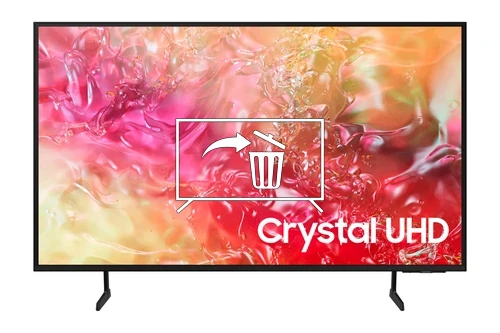 Désinstaller des applications sur Samsung 2024 43” DU7110 Crystal UHD 4K HDR Smart TV