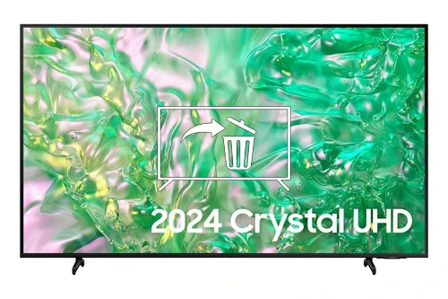 Desinstalar aplicaciones a Samsung 2024 43” DU8070 Crystal UHD 4K HDR Smart TV