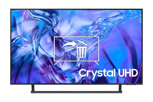 Desinstalar aplicaciones a Samsung 2024 43” DU8570 Crystal UHD 4K HDR Smart TV