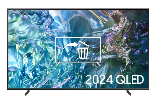 Desinstalar aplicaciones a Samsung 2024 43” Q67D QLED 4K HDR Smart TV