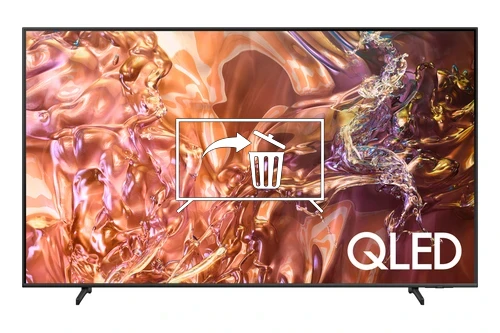 Desinstalar aplicaciones a Samsung 2024 50” QE1D QLED 4K HDR Smart TV