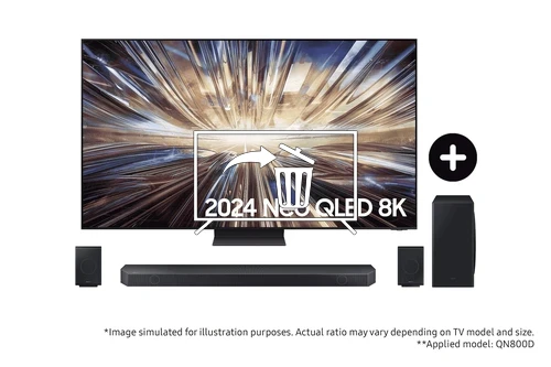 Désinstaller des applications sur Samsung 2024 65” QN800D Neo QLED 8K TV and Q930D Q-Series Soundbar with Subwoofer and Rear Speakers