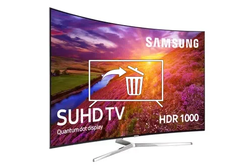 Uninstall apps on Samsung 49” KS9000 9 Series Curved SUHD with Quantum Dot Display TV