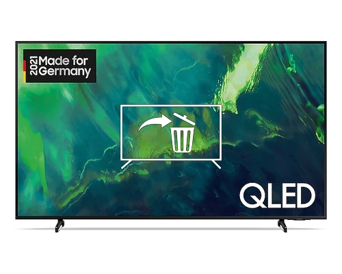 Uninstall apps on Samsung 50" QLED 4K Q74A (2021)