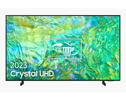 Desinstalar aplicaciones a Samsung CU8000 Crystal UHD