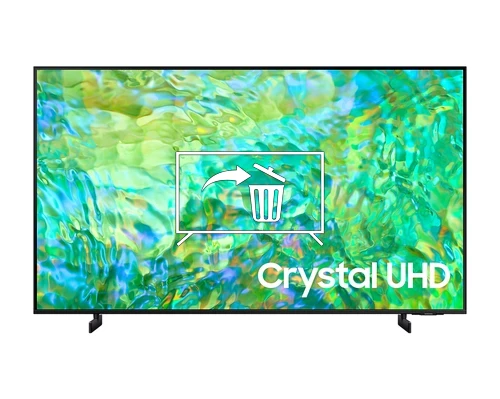 Désinstaller des applications sur Samsung CU8072 75" 4K LED -televisio