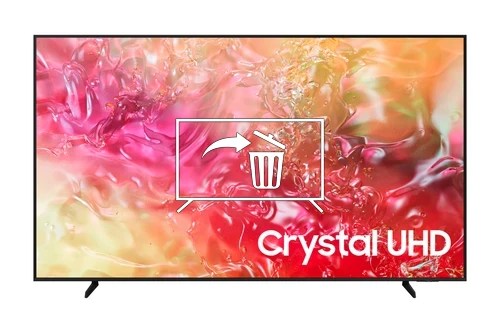 Desinstalar aplicaciones a Samsung DU7000 Crystal UHD 4K