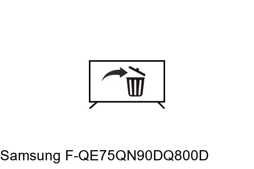 Uninstall apps on Samsung F-QE75QN90DQ800D