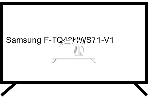 Desinstalar aplicaciones en Samsung F-TQ43HWS71-V1