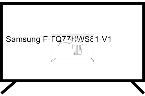 Désinstaller des applications sur Samsung F-TQ77HWS81-V1