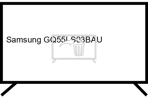 Désinstaller des applications sur Samsung GQ55LS03BAU