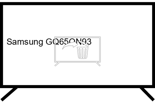 Uninstall apps on Samsung GQ65QN93