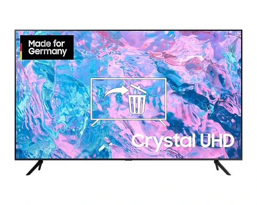 Uninstall apps on Samsung GU55CU7199UXZG LED-TV 4K UHD Multituner HDR SMART