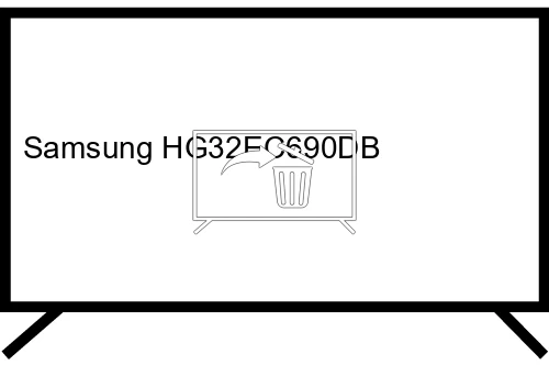 Uninstall apps on Samsung HG32EC690DB