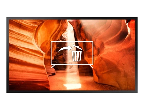 Désinstaller des applications sur Samsung LH55OMNSLGB/XY