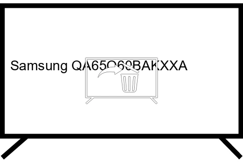 Uninstall apps on Samsung QA65Q60BAKXXA