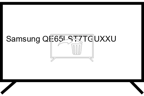 Uninstall apps on Samsung QE65LST7TGUXXU