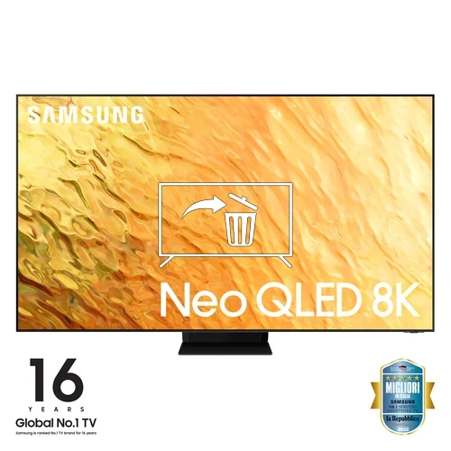 Désinstaller des applications sur Samsung QE65QN800B