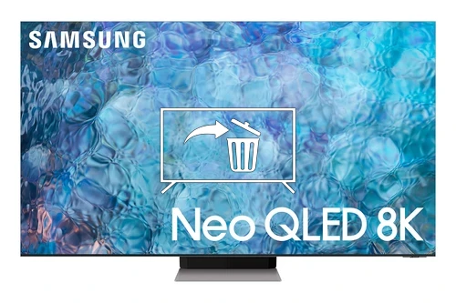 Uninstall apps on Samsung QE65QN900A