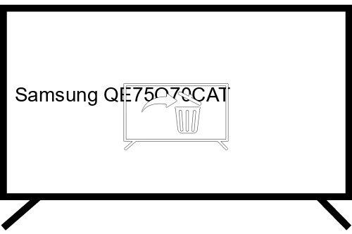 Uninstall apps on Samsung QE75Q70CAT