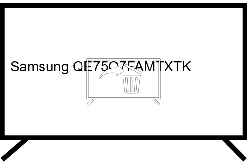 Uninstall apps on Samsung QE75Q7FAMTXTK